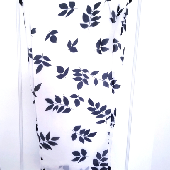 Women's Monroe & Main Sheer White/Black Pants Set - Picture 2 of 6